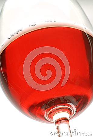 Detail of a wine glass Stock Photo