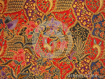 Batik pattern, Solo, Indonesia Stock Photo