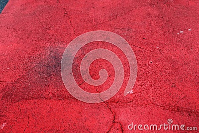 Detailed close up view on asphalt texture on different roads and streets Stock Photo