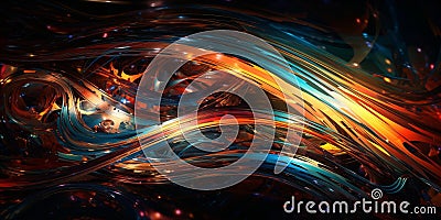Detailed futuristic abstraction Stock Photo