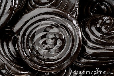 Close up shot of licorice Stock Photo