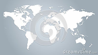 Map of the world vector Vector Illustration