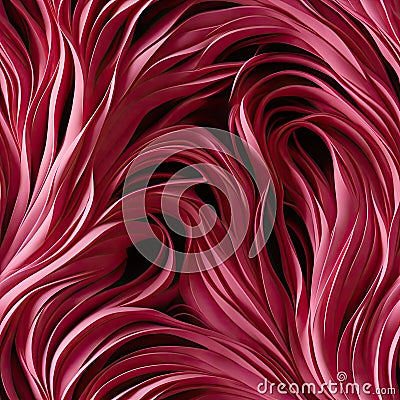 Detailed pink wavy texture with dark red accents (tiled) Stock Photo