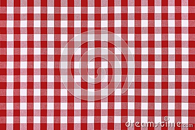 Detailed red picnic cloth Stock Photo
