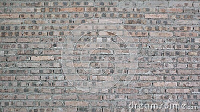 Detailed redbrick wall background texture Stock Photo