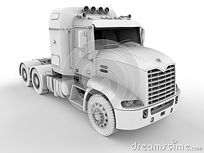 Detailed truck illustration Cartoon Illustration