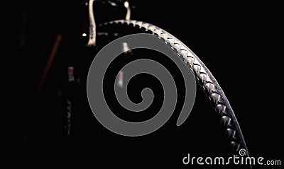 Details of a Bicycle Wheel Stock Photo