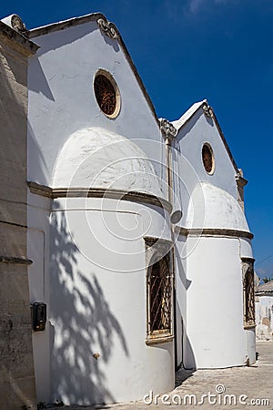 Details of a church in Archanes, Crete, Greece Stock Photo