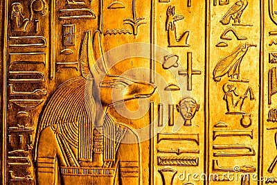 Details from an Egyptian museum Stock Photo