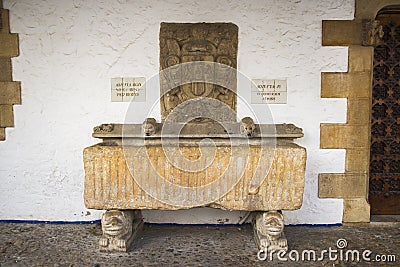 Details of the facade Museum Cau Ferrat Stock Photo