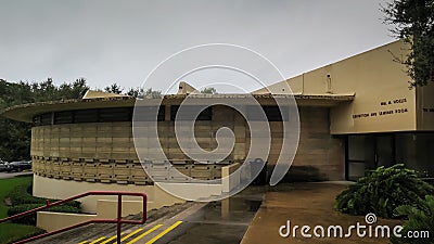 Details Frank Lloyd Wright Lakeland College Florida Southern Stock Photo