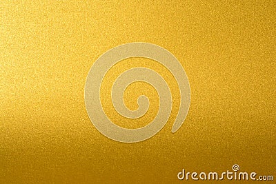 Details of golden texture background with gradient and shadow. Gold color paint wall. Luxury golden background and Stock Photo