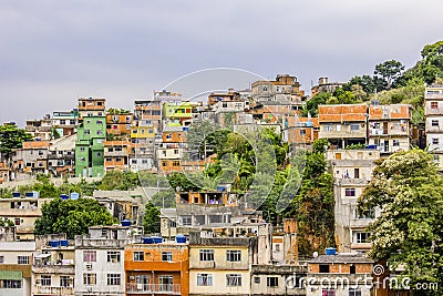 Details of the hill of pleasures in Rio de Janeiro Stock Photo