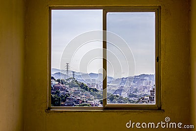 Details of the hill of pleasures in Rio de Janeiro Stock Photo