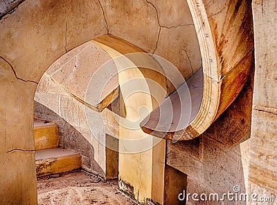 Details From the Jantar Mantar Observatory Stock Photo