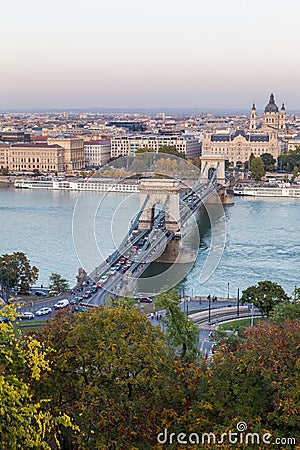 Old and beautiful Budapest, Hungary`s capital Stock Photo