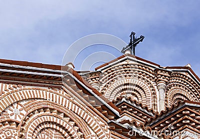 Details of Saint Panteleimon church in Ohrid Stock Photo