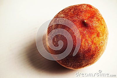 Tasty Peach Details. Stock Photo