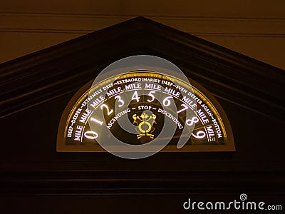 Details in the waiting line of Gringotts Editorial Stock Photo