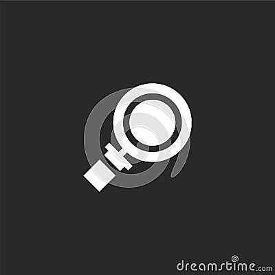 detective icon. Filled detective icon for website design and mobile, app development. detective icon from filled history Vector Illustration