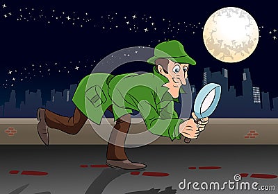 Detective search Stock Photo