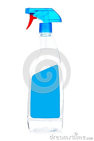 Detergent spray bottle Stock Photo