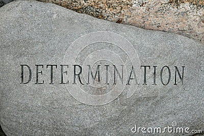 Determination Stock Photo