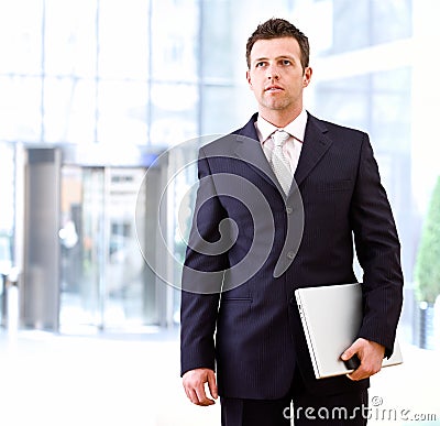 Determined businessman outdoor Stock Photo