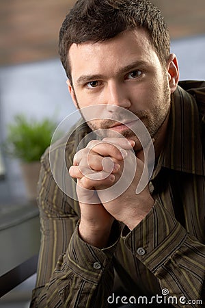 Determined man Stock Photo