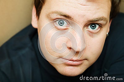 Determined man Stock Photo