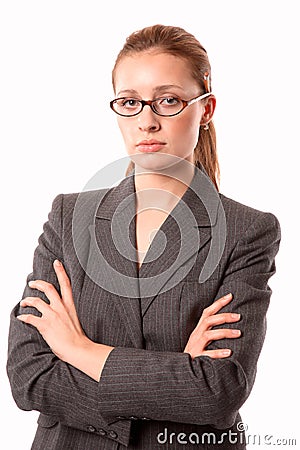 Determined Principal Stock Photo