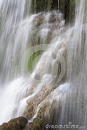 Detian Waterfalls in China, also known as Ban Gioc in Vietnam Stock Photo