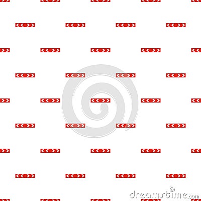 Detour of obstacle on the left pattern seamless Stock Photo