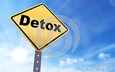 Detox sign Stock Photo