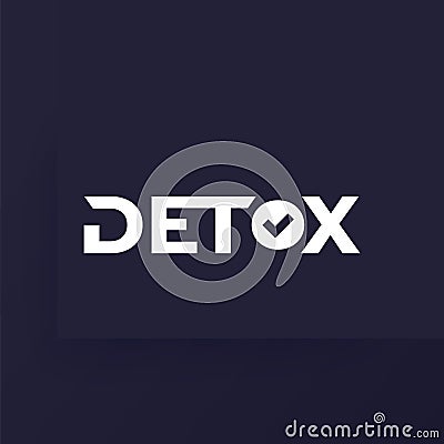 Detox vector design for web and print Vector Illustration