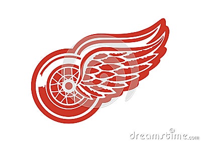 Detroit Red Wings Logo Editorial Stock Photo