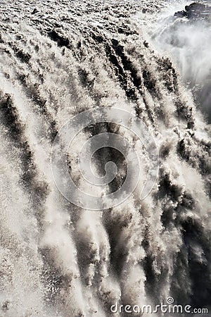 Dettifoss waterfall Stock Photo