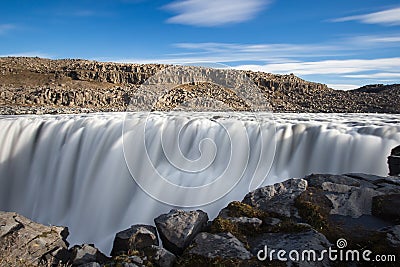 Dettifoss waterfall. Travel in Iceland Stock Photo