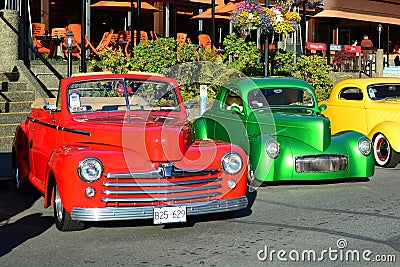 Deuce Days Classic car show Editorial Stock Photo