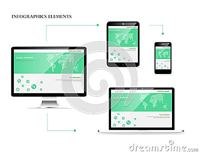 Development coding vector concept Vector Illustration