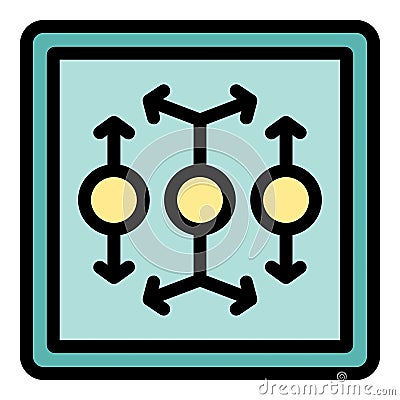 Development game icon vector flat Vector Illustration