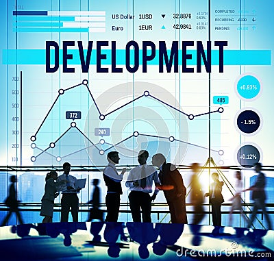 Development Improvement Challange Goal Target Concept Stock Photo