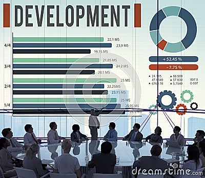 Development Improvement Success Change Goal Concept Stock Photo