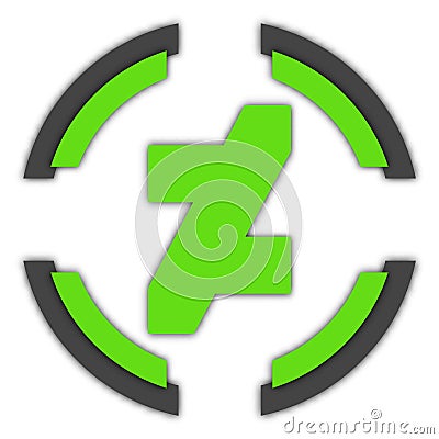 Deviantart button Editorial Stock Photo