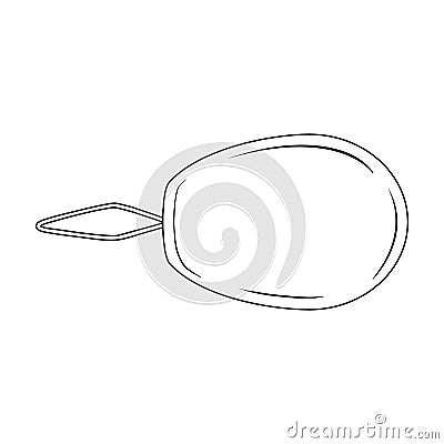 Device for threading the needle.Sewing or tailoring tools kit single icon in outline style vector symbol stock Vector Illustration