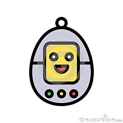 Device vector, Robotics related filled design icon Stock Photo