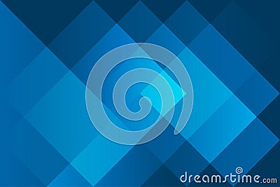 Abstract background overlap with concept basic shape diamond blue color Vector Illustration