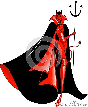 She-devil Stock Photo