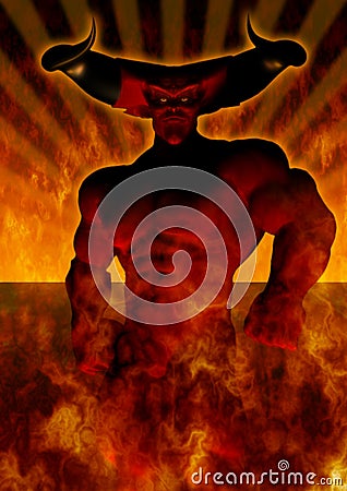 The Devil Stock Photo