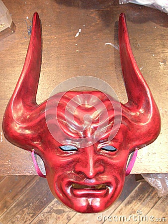 Devil mask Editorial Stock Photo